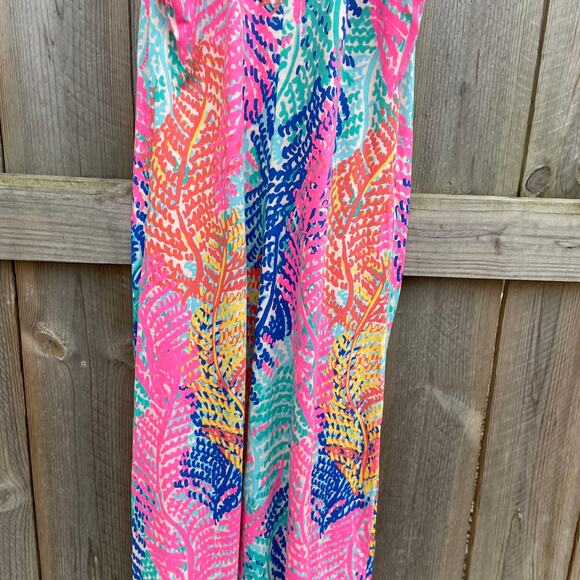 Lilly Pulitzer Dress Betty Maxi Electric Feel Sleeveless Scoop Neck Racerback XS - Picture 9 of 11